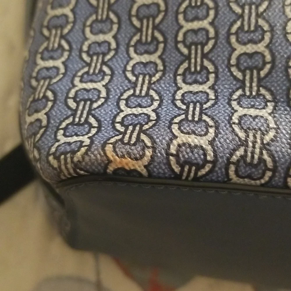 Tory burch Blue Gemini link tote Canvas - Picture 6 of 13